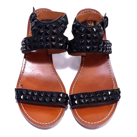 7 For All Mankind Studded Sandal Heels - Picture 4 of 8